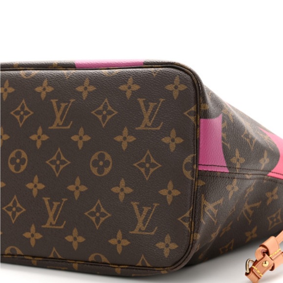 LOUIS VUITTON Monogram Game On Neverfull MM - Picture 5 of 14